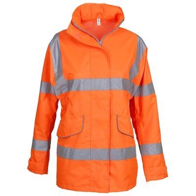 Chaqueta para exterior alta visibilidad de mujer Hi Vis Orange XS