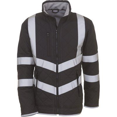 Chaqueta hidrófuga de alta visibilidad Black XL