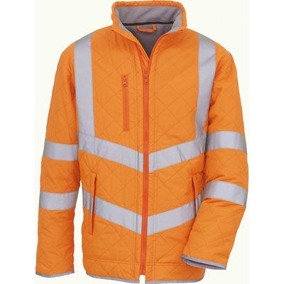 Chaqueta hidrófuga de alta visibilidad Hi Vis Orange XL