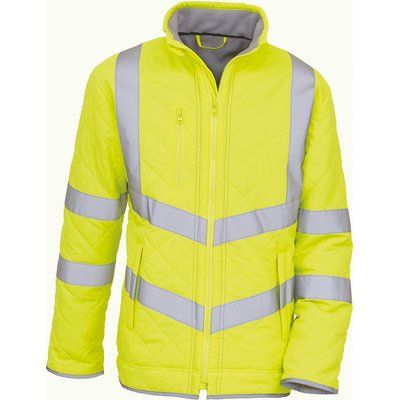 Chaqueta hidrófuga de alta visibilidad Hi Vis Yellow M