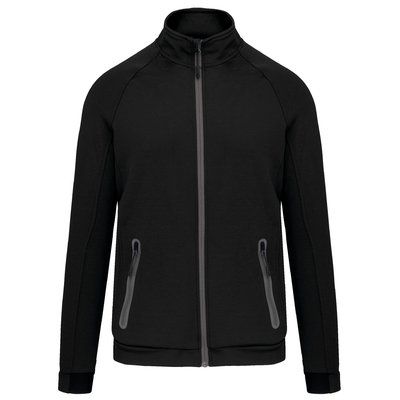 Chaqueta hombre con cierre cremallera Black S