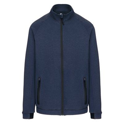 Chaqueta hombre con cierre cremallera French Navy Heather XS