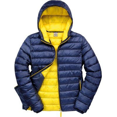 Chaqueta hombre hidrófuga cortavientos Navy / Yellow S