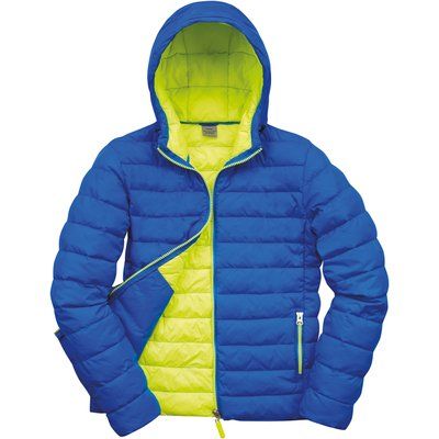 Chaqueta hombre hidrófuga cortavientos Ocean Blue / Lime Punch L