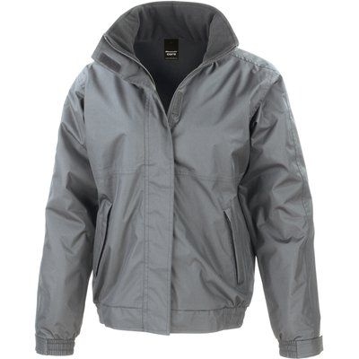 Chaqueta impermeable cortavientos con capucha Grey L