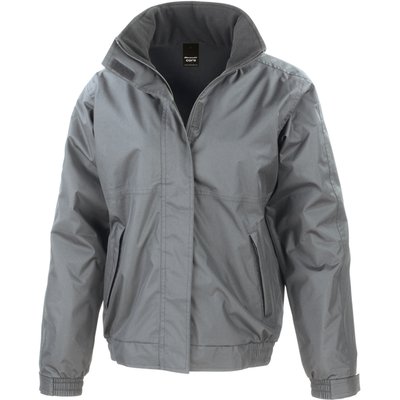 Chaqueta impermeable cortavientos con capucha Grey XXL