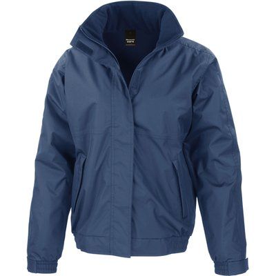 Chaqueta impermeable cortavientos con capucha Navy M