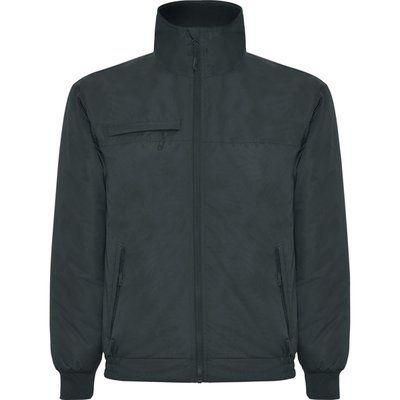 Chaqueta Impermeable con Forro Micropolar PLOMO OSCURO M