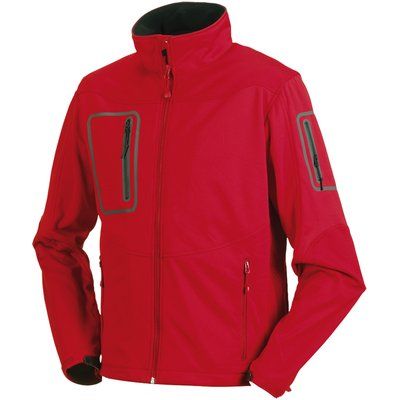 Chaqueta impermeable transpirable SoftShell hombre Classic Red XL