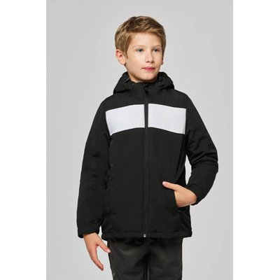 Chaqueta infantil con capucha y cremallera