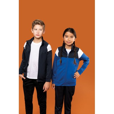 Chaqueta infantil con cremallera