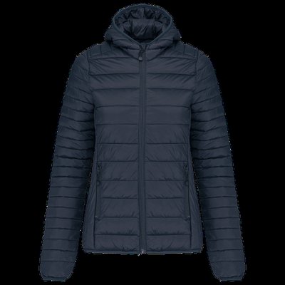 Chaqueta ligera con capucha mujer Azul XXL