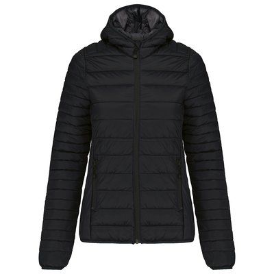 Chaqueta ligera con capucha mujer Black XS