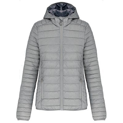 Chaqueta ligera con capucha mujer Gris S