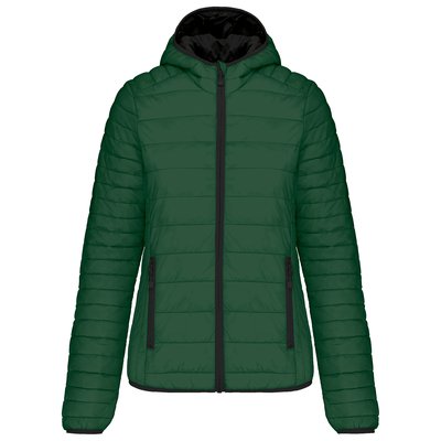 Chaqueta ligera con capucha mujer Verde XS