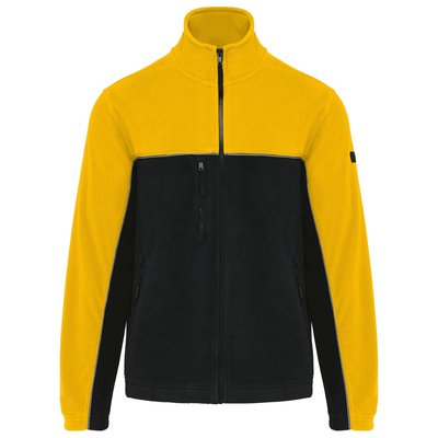 Chaqueta micropolar bicolor Amarillo M