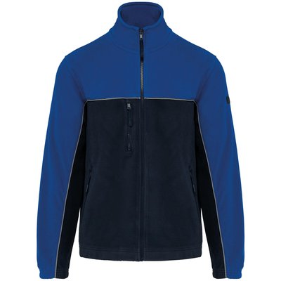 Chaqueta micropolar bicolor Azul XXL