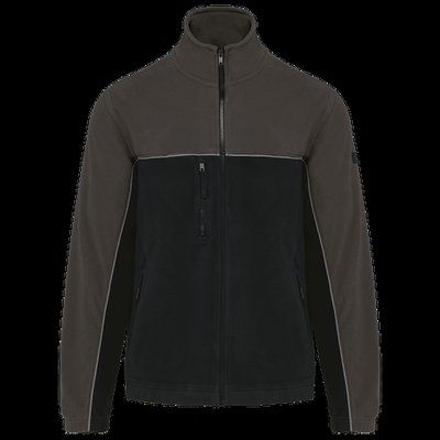 Chaqueta micropolar bicolor Black / Dark Grey 5XL