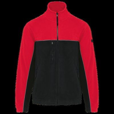 Chaqueta micropolar bicolor Black / Red S