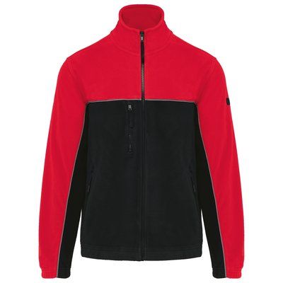 Chaqueta micropolar bicolor Black / Red XL