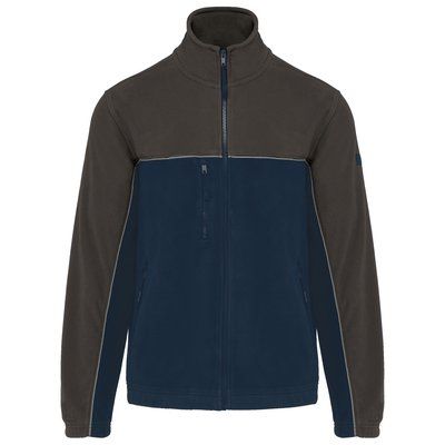 Chaqueta micropolar bicolor Navy / Dark Grey 3XL