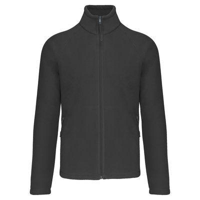 Chaqueta micropolar con cremallera hombre DARK GREY M