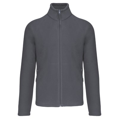 Chaqueta micropolar con cremallera hombre Gris XXL