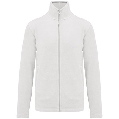 Chaqueta micropolar hombre Blanco XXL