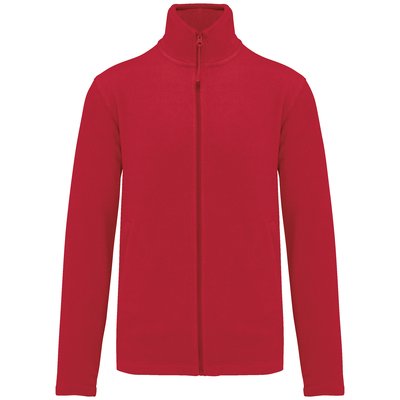 Chaqueta micropolar hombre Rojo 4XL