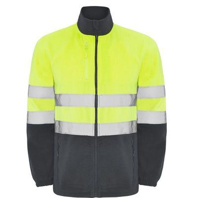 Chaqueta Polar Alta Visibilidad PLOMO/AMARILLO FLUOR XL