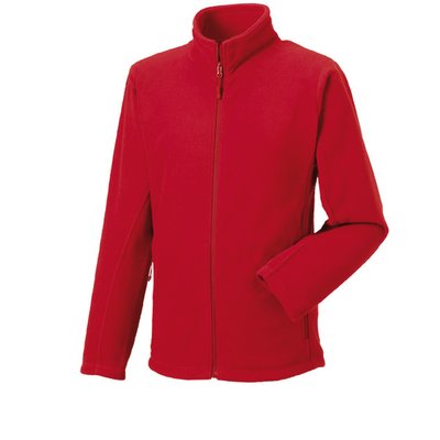 Chaqueta polar con forro de malla Rojo S