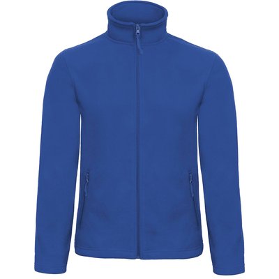 Chaqueta polar hombre con cremallera Azul L