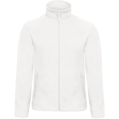 Chaqueta polar hombre con cremallera Blanco XXL