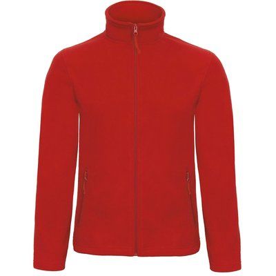 Chaqueta polar hombre con cremallera Red XL