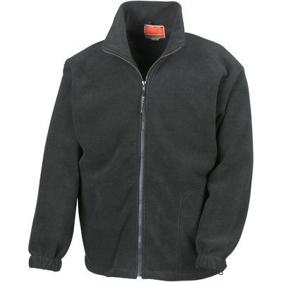 Chaqueta Polar de Poliéster Negro XL