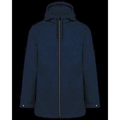 Chaqueta recta con capucha unisex Navy M