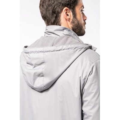 Chaqueta recta con capucha unisex