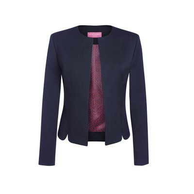 Chaqueta resistente a manchas Navy Pin Dot 10 UK