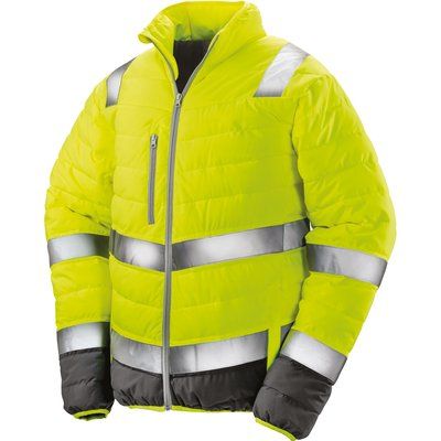 Chaqueta de Seguridad Reflectante Fluorescent Yellow / Grey XXL