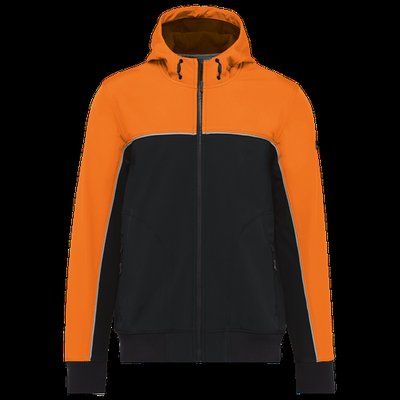 Chaqueta softshell 3 capas Black / Orange XL