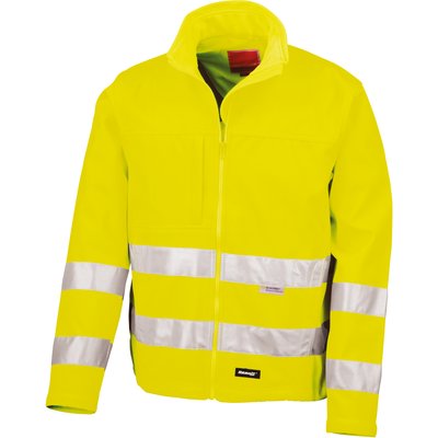 Chaqueta Softshell Alta Visibilidad Amarillo L