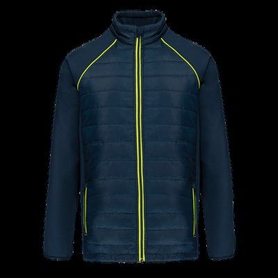 Chaqueta Softshell de dos capas unisex Navy / Fluorescent Yellow XXL