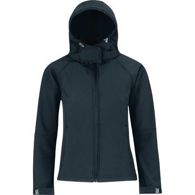 Chaqueta Softshell con capucha mujer Navy XS