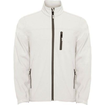 Chaqueta Softshell Cremallera Sellada BLANCO PERLA S