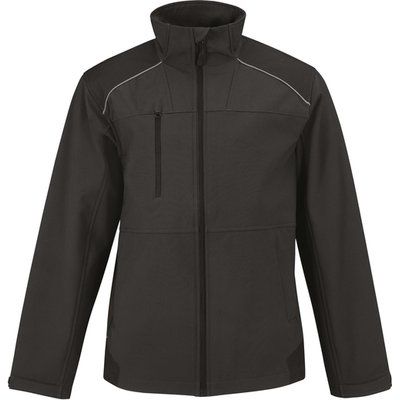 Chaqueta Softshell cuello alto Black S