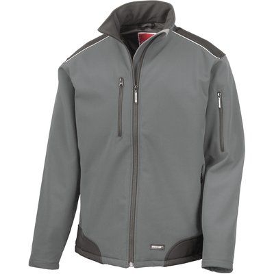 Chaqueta Softshell de trabajo Grey / Black XXL