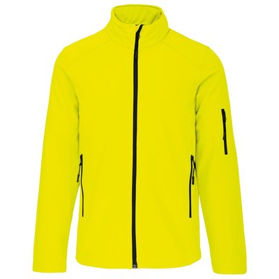 Chaqueta softshell hombre Amarillo M