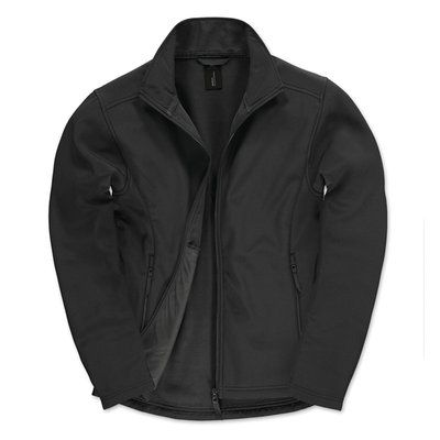 Chaqueta Softshell hombre con bolsillos Black / Black L