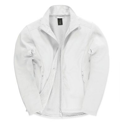 Chaqueta Softshell hombre con bolsillos White / White XXL