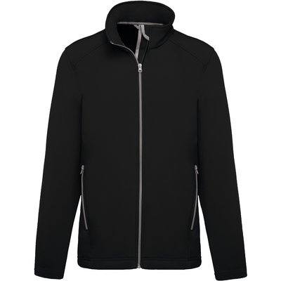 Chaqueta softshell hombre entallada Negro XXL